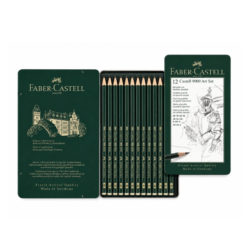 Lapiz de dibujoo faber castell x12
