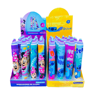 borrador en barra de personajes primavera, disponible al mejor precio en papeleria el mayorista, cali.