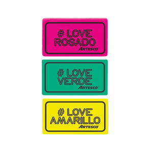 borrador neon artescoo, disponible al mejor precio en papeleria el mayorista.
