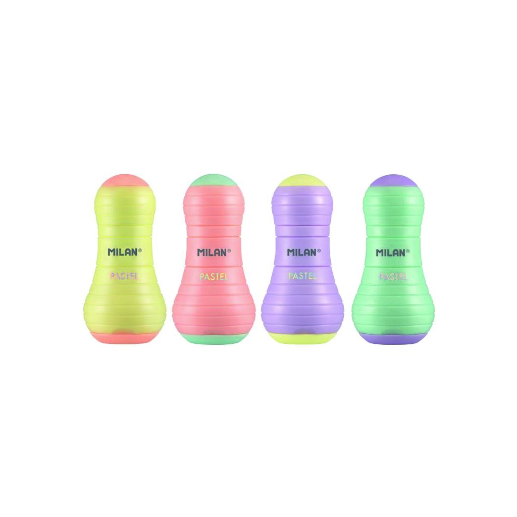 Borrador Sacapuntas Milan Sway-Pastel, disponible en papeleria el mayorista.
