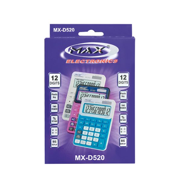 Calculadora 12 dígitos Max D 520