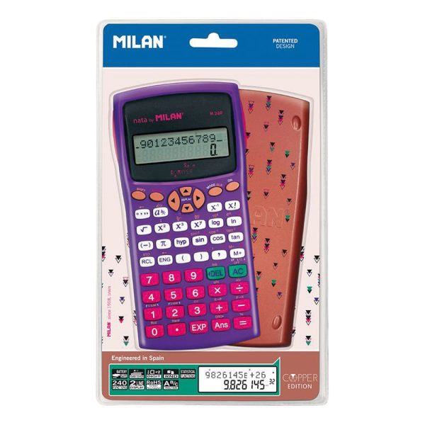 Calculadora científica REF M 240 Sunset y Blister  Milan