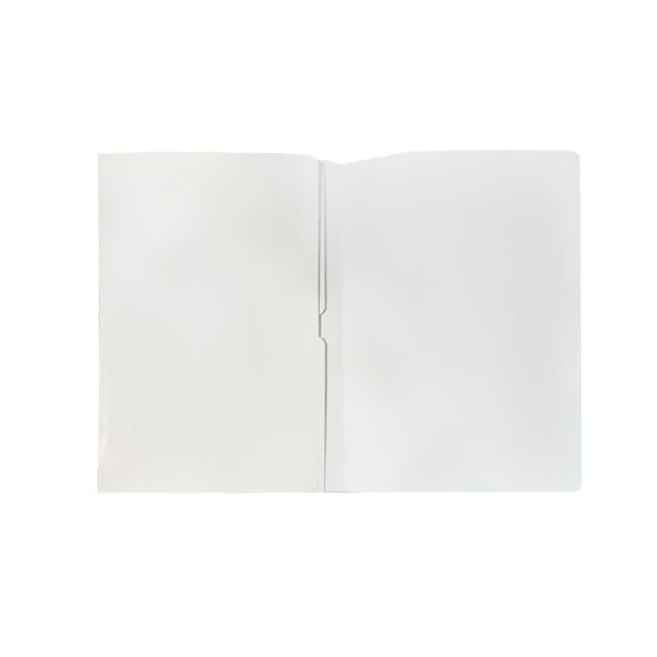 La Carpeta 4 Aletas Blanca es ideal para mantener tus documentos organizados y protegidos. Su diseño sencillo y plastificado en color blanco la hace perfecta para cualquier entorno, ya sea escolar, de oficina o personal.