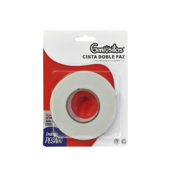 Cinta Geniositos Doble Faz x 2m