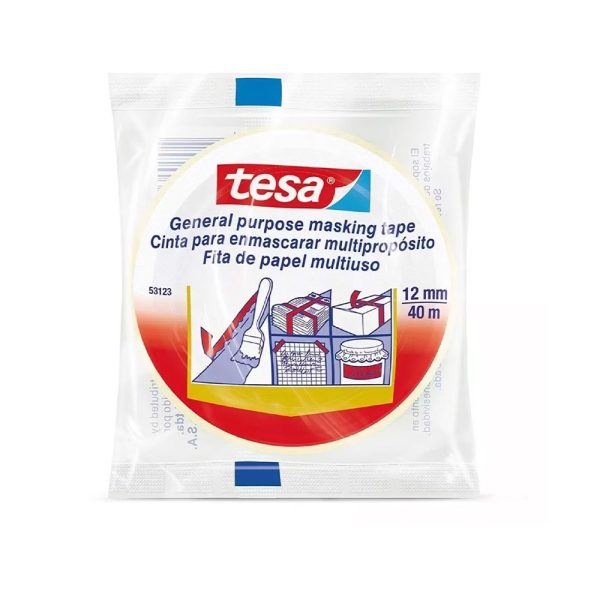Cinta de enmascarar Tesa 12mmx40m