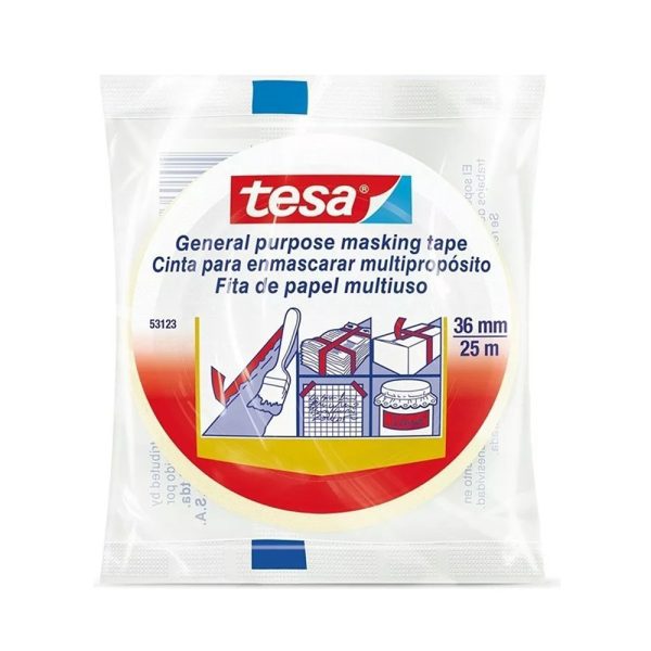 Cinta Tesa de enmascarar 36mm x 25m