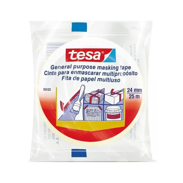 Cinta Tesa de enmascarar 24mmx25m