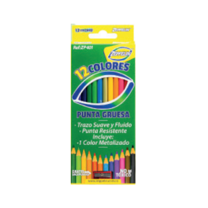 colores x12 economicos zeppelin, disponibles en papelería el mayorista cali.