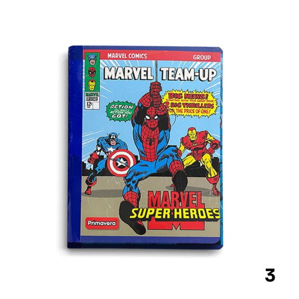 Cuadernos cosidos Marvel Comics Primavera x100 hojas - Imagen 3