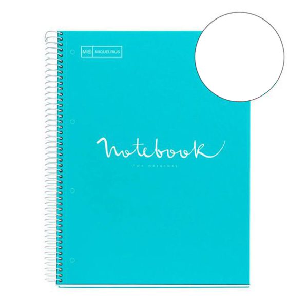 Cuaderno argollado 105-pasta dura Miquelrius /unicolor - Imagen 4