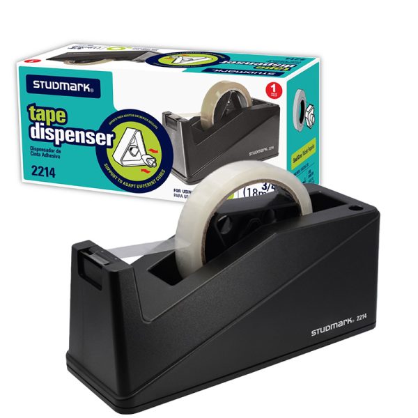 dispensador de cinta grande Studmark 2214, disponible al mejor precio aquí, en Papelería El Mayorista, Cali.