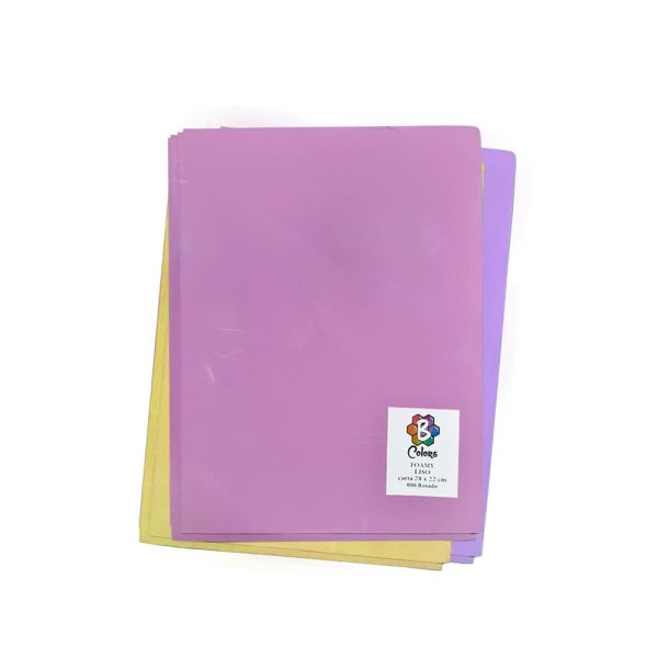 Foami Carta sencillo/ Pqte x10und
