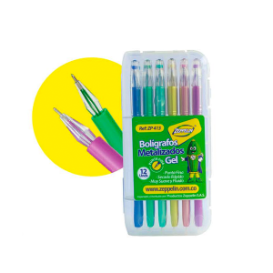 lapiceros metalizados x12 zeppelin, disponibles al mejor precio en papeleria el mayorista cali.