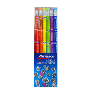 lapiz con tablas de multiplicar, disponible en papeleria el mayorista cali.