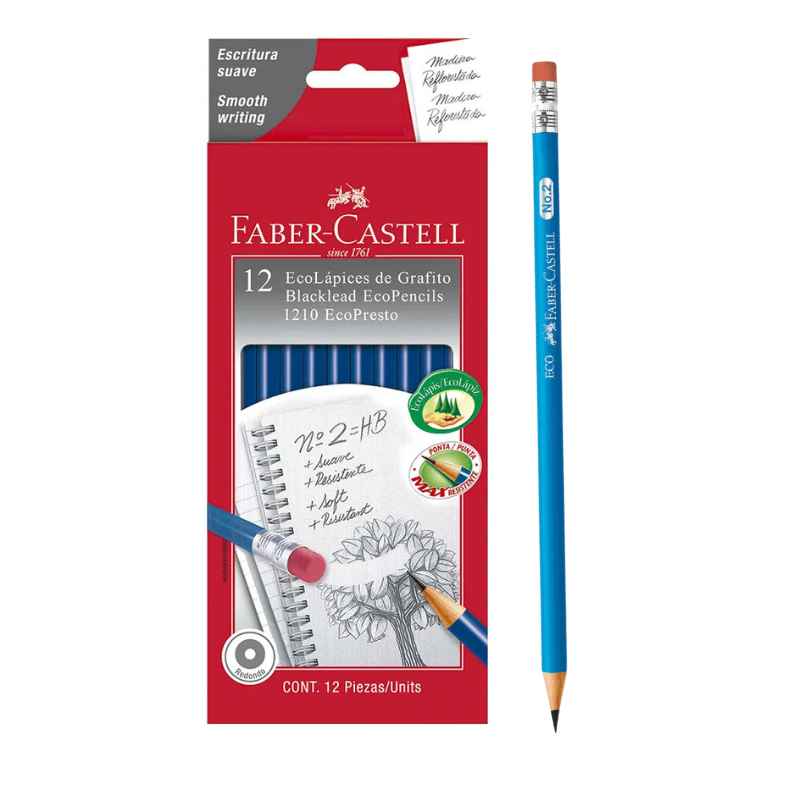 Lapiz No.2 Faber Castell, disponible al mejor precio aquí en Papelería El Mayorista, Cali.