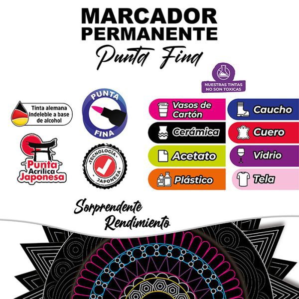 Marcador punta fina Offi-Esco OE-528 - Imagen 2