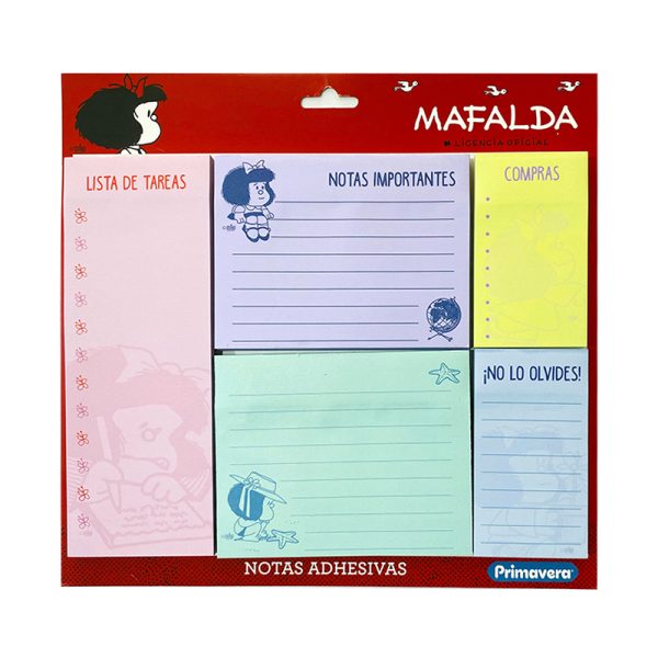 Organiza tus ideas con estas encantadoras notas adhesivas de personajes de la marca Primavera, ideales para estudiantes, oficinistas y amantes de la papelería creativa.