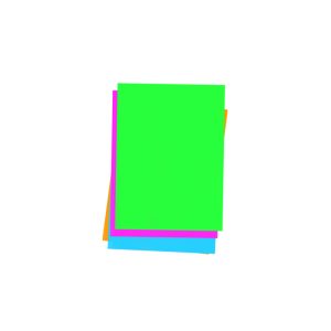 cartulina fluorescente, disponible al mejor precio aquí en Papelería El Mayorista.