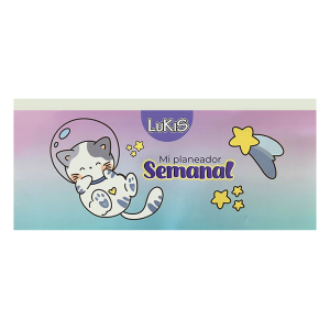planeador semanal LUKIS disponible en papeleria el mayorista cali.