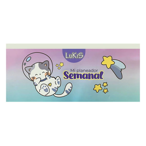 planeador semanal LUKIS disponible en papeleria el mayorista cali.