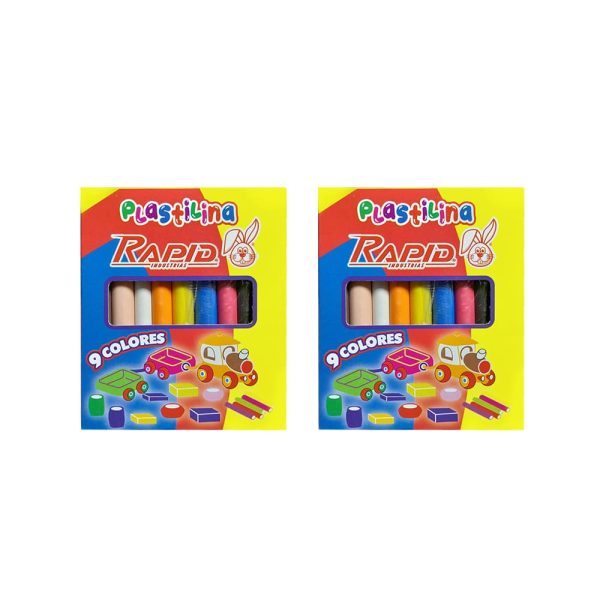 Plastilina corta x9 Rapid