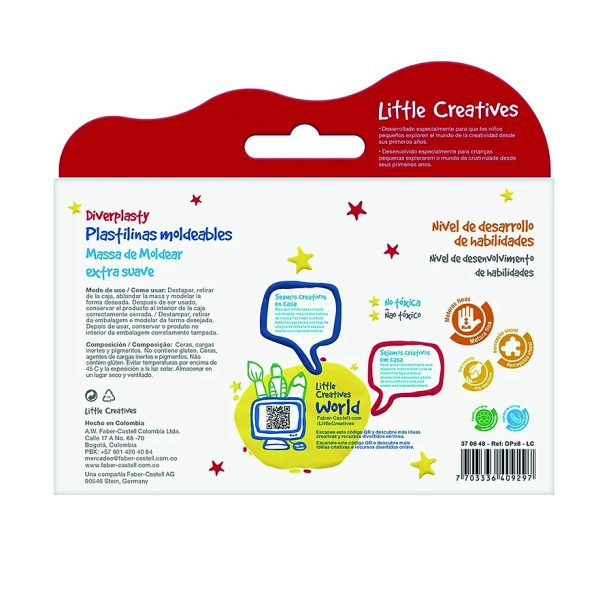 Plastilina Diverplasty x8 Faber Castell - Imagen 3