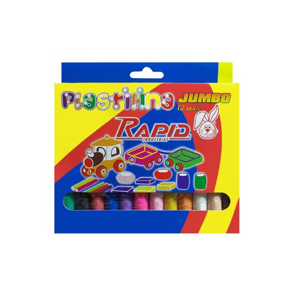 Plastilina Jumbo x12 Rapid