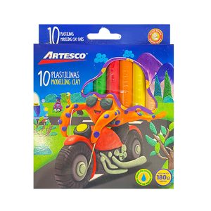 plastilina x10 de artesco, disponible al mejor precio aquí, en Papelería El Mayorista, Cali.