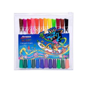 plumones duo x12 Artesco, disponible en papeleria el mayorista cali.