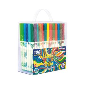 plumones x100 power tips Artesco, disponibles al mejor precio en Papelería El Mayorista.