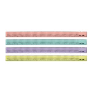 regla triangular pequeña milan, disponible al mejor precio en papeleria el mayorista, cali.