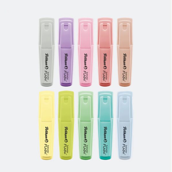 Resaltador Flash Pastel Petalos x 10 Pelikan - Imagen 2