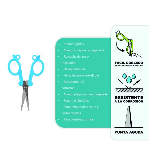Tijera Plegable Plus OE 237 Offi-Esco - Imagen 2